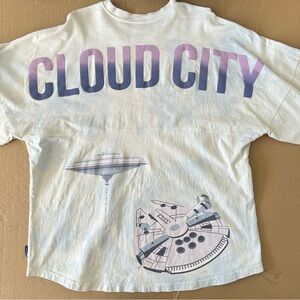 Disney Parks Star Wars Cloud City Spirit Jersey Tie-Dye Shirt Adult XL Pullover